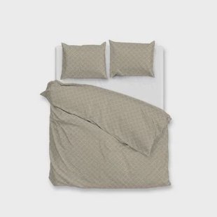 Zo Home Dekbedovertrek Katoen Satijn Linea di Satinado - forest sand