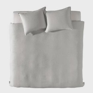 Yellow Dekbedovertrek Mousseline Katoen Garza - vaporous grey