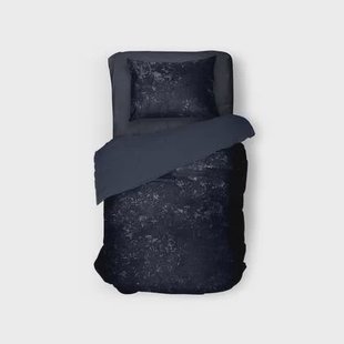 Eleganzzz Dekbedovertrek Crushed Velvet - royale blue