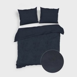 Zo Home Dekbedovertrek Katoen Velluto - night blue