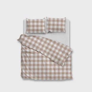 Zo Home Dekbedovertrek Katoen Quattro di Lino - sandy beige