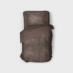 Eleganzzz Dekbedovertrek Flanel Fleece - brown