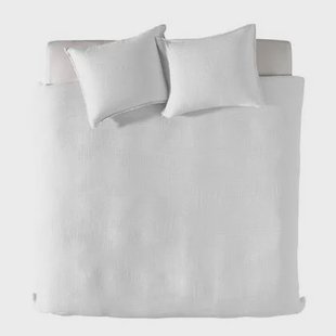 Yellow Dekbedovertrek Mousseline Katoen Garza - bright white