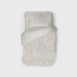 Eleganzzz Dekbedovertrek Jacquard Rabbit Fur - off white