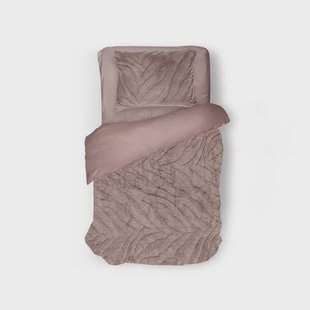 Eleganzzz Dekbedovertrek Jacquard Rabbit Fur - pink