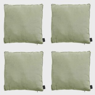 Madison - Sierkussen Panama sage - Ca. 60x60 cm - Set van 4