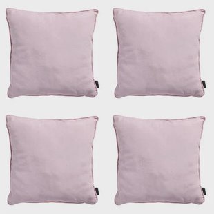 Madison - Sierkussen Panama soft pink - Ca. 60x60 cm - Set van 4