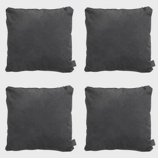 Madison - Sierkussen Panama black - Ca. 60x60 cm - Set van 4