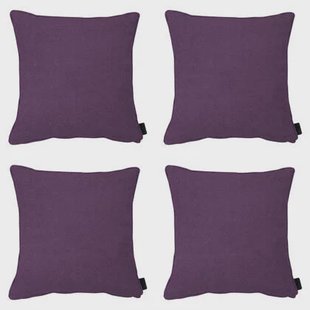 Madison - Sierkussen Panama purple - Ca. 45x45 cm - Set van 4
