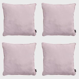 Madison - Sierkussen Panama soft pink - Ca. 45x45 cm - Set van 4