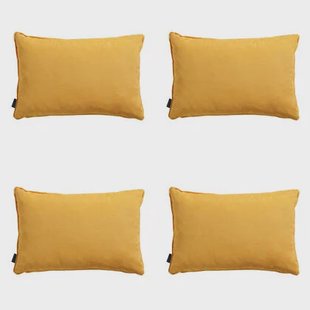Madison - Sierkussen Panama golden glow - Ca. 40x60 cm - Set van 4