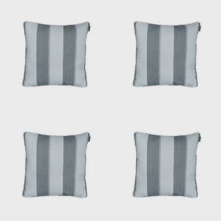 Madison - Sierkussen Banda grey - Ca. 50x50 cm - Set van 4