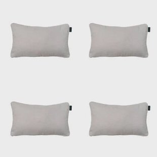 Madison - Sierkussen Napels taupe - Ca. 30x50 cm - Set van 4