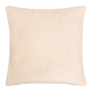 QUVIO Sierkussenhoes teddy - 45x45cm - Beige