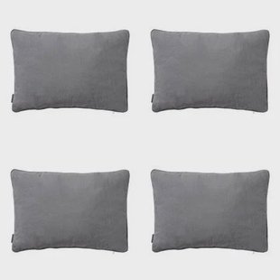 Madison - Sierkussen Panama grey - Ca. 40x60 cm - Set van 4