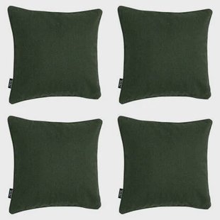 Madison - Sierkussen Green canvas eco+ - Ca. 50x50 cm - Set van 4