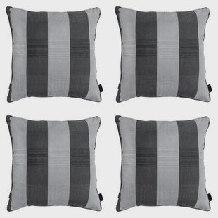 Madison - Sierkussen Alice grey - Ca. 50x50 cm - Set van 4