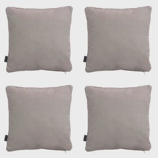 Madison - Sierkussen Panama jute - Ca. 45x45 cm - Set van 4