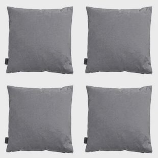 Madison - Sierkussen Panama grey - Ca. 45x45 cm - Set van 4