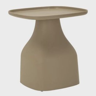 Tafel in tortora kunststof cm 48x48x50