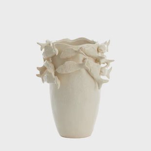 Light & Living - Vaas FISH - 29x28x36.5cm - Wit