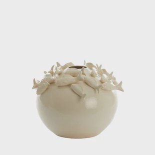 Light & Living - Vaas FISH - Ø41.5x32cm - Wit