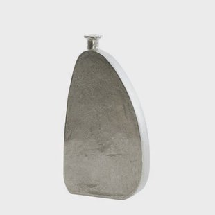 Light & Living Light&living Vaas deco 21x4x36 cm OBIDO ruw nikkel