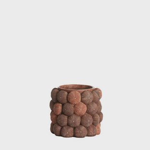 Light & Living - Vaas SEA URCHIN - Ø20.5x18cm - Rood