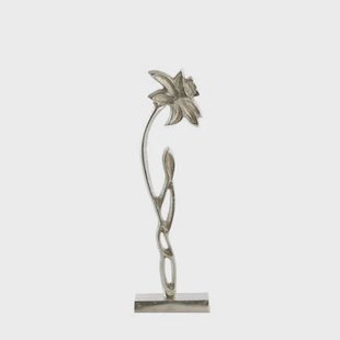 Light & Living - Ornament DAFFODIL - 12x7.5x40cm - Zilver