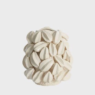 Light & Living - Vaas CARAMBOLA - 32x31.5x36.5cm - Wit