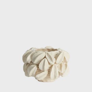 Light & Living - Vaas CARAMBOLA - 33.5x33x23cm - Wit