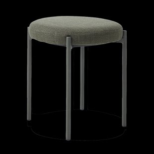 Pico metalen krukje groen - met olijfgroene zitting - 48 cm