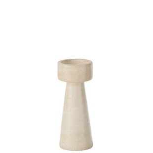 J-Line kandelaar Orlina - cement - creme - large