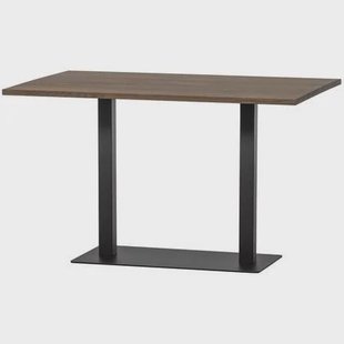 WOOOD Tablo Eettafel Recht Vingerlas - Eiken - Cashmere Brown - 120x80