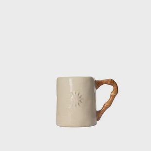 Sissy-Boy Beige mok met bamboe oor