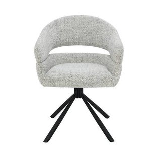 Livingfurn - Eetkamerstoel Linn Bisque Oasis Set van 2 - 62x58x85cm