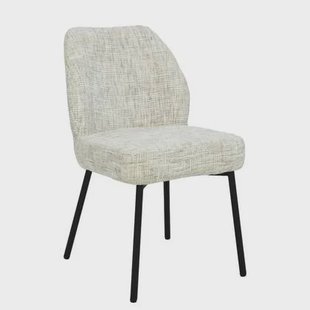 Livingfurn - Eetkamerstoel Tess Cream Set van 2 - 63x48x83cm