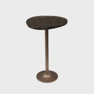 Giga Meubel - Bijzettafel Koper Metaal|Glas - 38x33x60cm - Eclipse Giga Meubel - Bijzettafel Koper Metaal|Glas - 38x33x60cm - Eclipse
