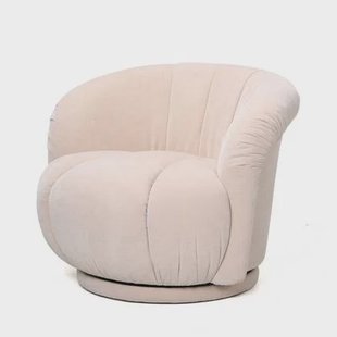 DÉJA Living - Fauteuil Beige Stof|Metaal - 86x84x70cm - Arby