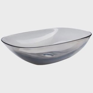 Beliani - MOENGO - Wastafel - Zwart - Solide ondergrond