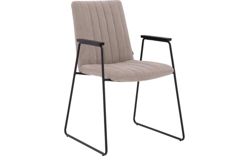 Goossens Eetkamerstoel Manta, Met arm