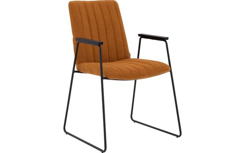 Goossens Eetkamerstoel Manta, Met arm