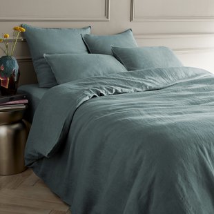 Dekbedovertrek in gewassen linnen, Elina