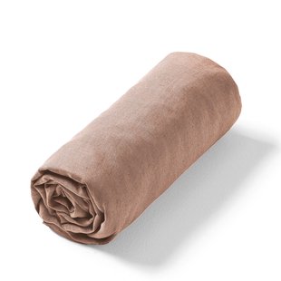 Hoeslaken in gewassen linnen, Elina