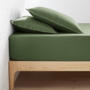 Hoeslaken in perkalkatoen, omslag 30 cm Scenario