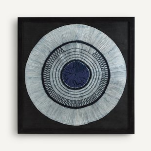 Wanddecoratie Sashiko, H120 cm