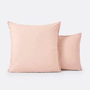 Kussensloop in effen biologisch perkalkatoen