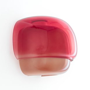 Wandlamp in gekleurd glas, Kinoko