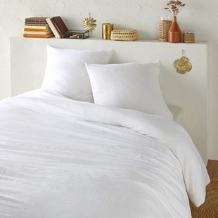 Bedset in gewassen microvezel, recycled polyester