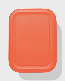 HEMA Lunchbox 19.8x14.8x8cm rood-beige